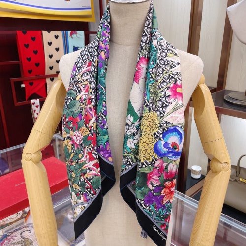 Replica Salvatore Ferragamo Silk Scarf For Women #1015601 $56.00 USD for Wholesale