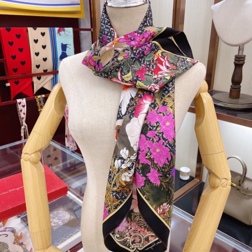 Replica Salvatore Ferragamo Silk Scarf For Women #1015603 $56.00 USD for Wholesale