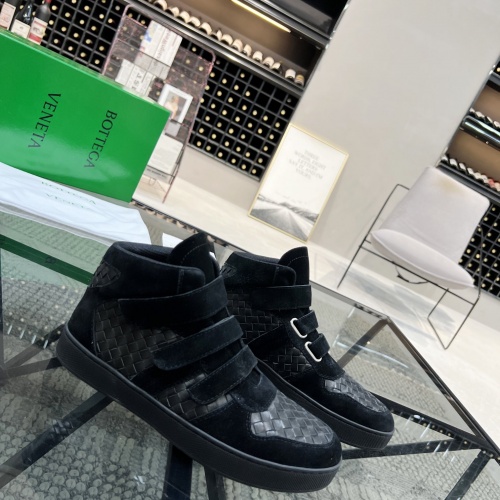 Replica Bottega Veneta High Tops Shoes For Men #1015865 $80.00 USD for Wholesale