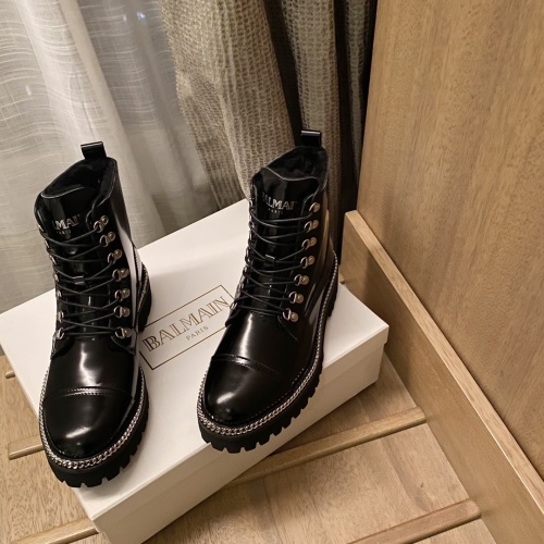 Replica Balmain Boots For Women #1016385, $118.00 USD, [ITEM#1016385], Replica Balmain Boots outlet from China