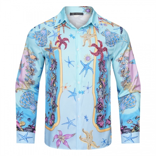 Replica Versace Shirts Long Sleeved For Men #1017391, $40.00 USD, [ITEM#1017391], Replica Versace Shirts outlet from China