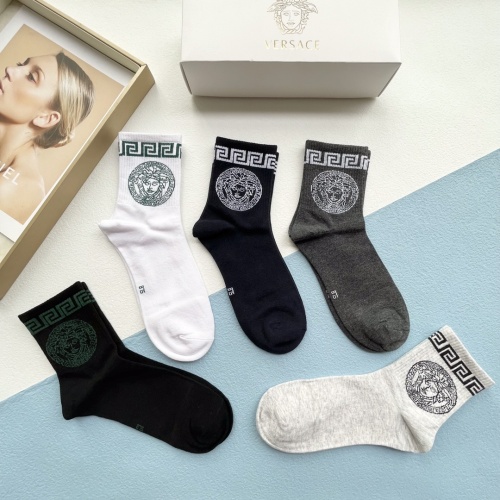 Replica Versace Socks #1018305 $27.00 USD for Wholesale
