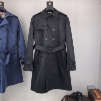 Burberry Trench Coat Long Sleeved For Men #1017040
