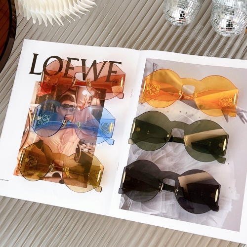 Replica LOEWE AAA Quality Sunglasses #1018903 $56.00 USD for Wholesale