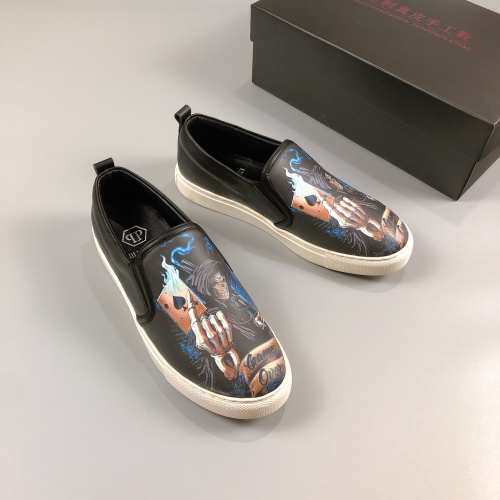 Replica Philipp Plein Shoes For Men #1018995, $76.00 USD, [ITEM#1018995], Replica Philipp Plein PP Casual Shoes outlet from China