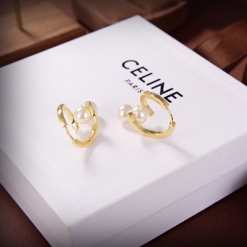 Replica Celine Earrings For Women #1019816 $29.00 USD for Wholesale
