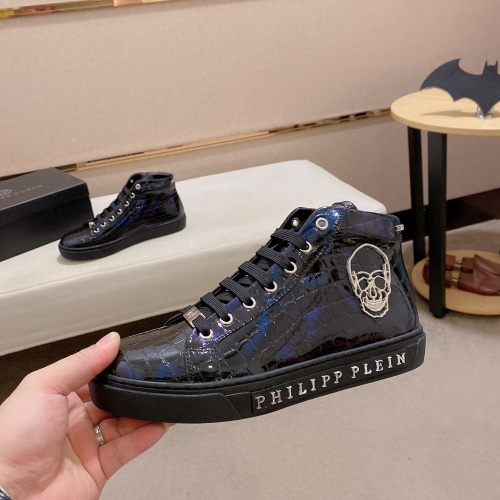 Replica Philipp Plein PP High Tops Shoes For Men #1020212, $82.00 USD, [ITEM#1020212], Replica Philipp Plein PP High Tops Shoes outlet from China
