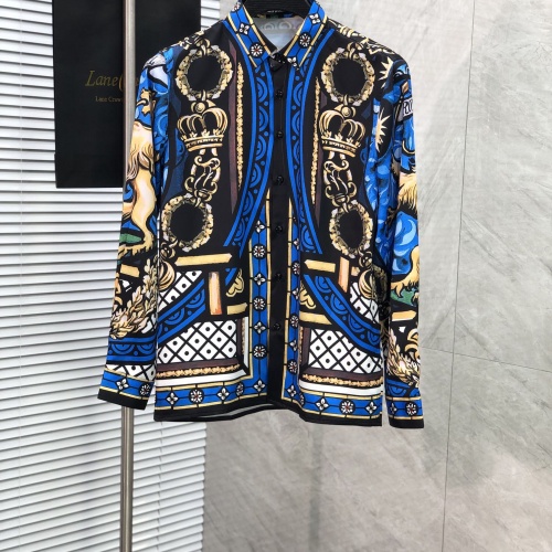 Replica Dolce &amp; Gabbana D&amp;G Shirts Long Sleeved For Men #1021194, $52.00 USD, [ITEM#1021194], Replica Dolce &amp; Gabbana D&amp;G Shirts outlet from China