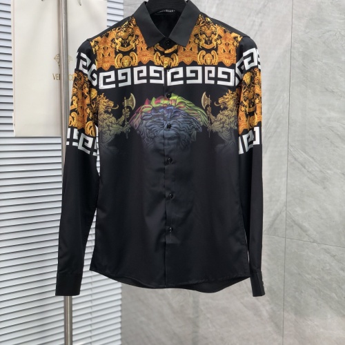 Replica Versace Shirts Long Sleeved For Men #1021197, $52.00 USD, [ITEM#1021197], Replica Versace Shirts outlet from China