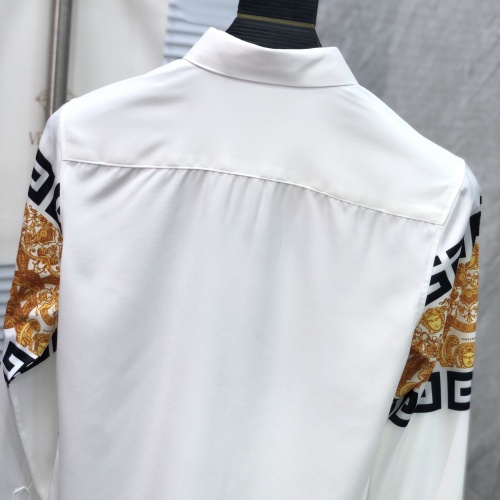 Replica Versace Shirts Long Sleeved For Men #1021198 $52.00 USD for Wholesale