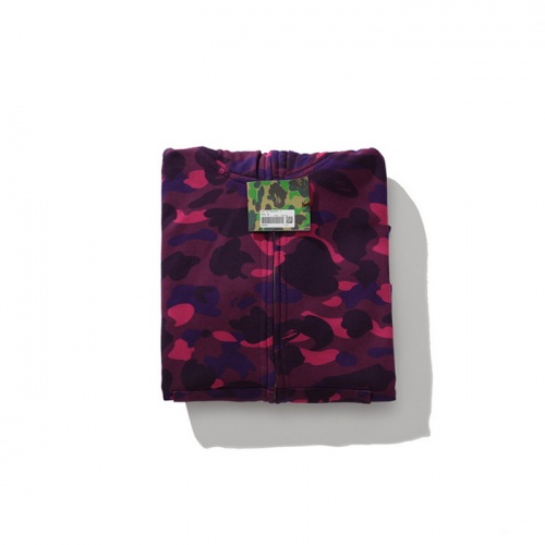 Replica Bape Hoodies Long Sleeved For Men #1021966 $56.00 USD for Wholesale