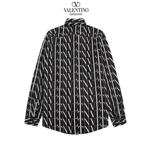 Replica Valentino Shirts Long Sleeved For Men #1022106 $38.00 USD for Wholesale
