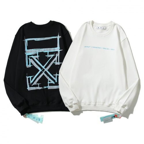 Replica Off-White Hoodies Long Sleeved For Unisex #1022252 $42.00 USD for Wholesale