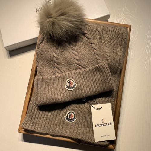 Replica Moncler Wool Hats &amp; Scarf Set #1022439, $60.00 USD, [ITEM#1022439], Replica Moncler Caps outlet from China