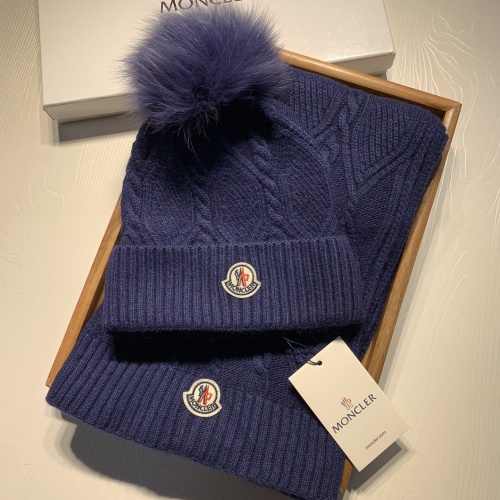 Replica Moncler Wool Hats &amp; Scarf Set #1022444, $60.00 USD, [ITEM#1022444], Replica Moncler Caps outlet from China