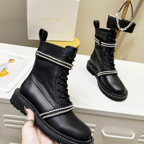 Replica Jimmy Choo Boots For Women #1022466 $112.00 USD for Wholesale
