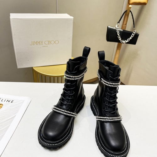 Replica Jimmy Choo Boots For Women #1022466 $112.00 USD for Wholesale
