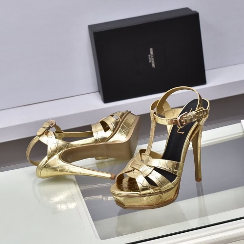 Replica Yves Saint Laurent YSL Sandal For Women #1022910 $100.00 USD for Wholesale