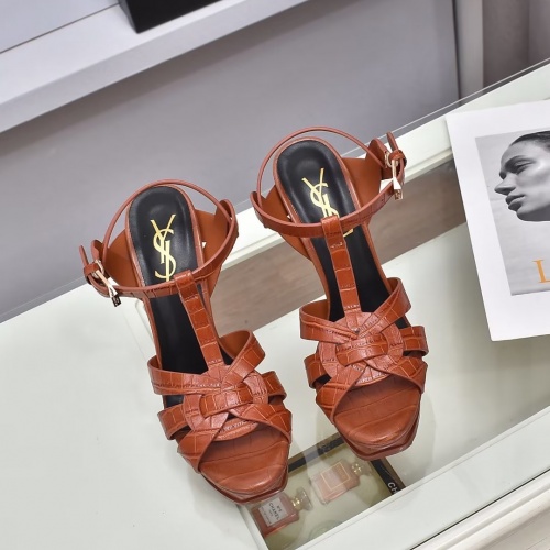 Replica Yves Saint Laurent YSL Sandal For Women #1022912 $100.00 USD for Wholesale