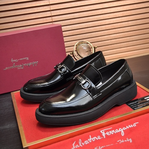 Replica Salvatore Ferragamo Leather Shoes For Men #1023148, $112.00 USD, [ITEM#1023148], Replica Salvatore Ferragamo Leather Shoes outlet from China