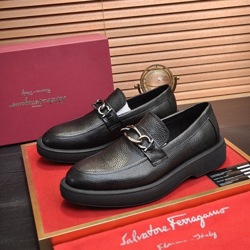 Replica Salvatore Ferragamo Leather Shoes For Men #1023155, $112.00 USD, [ITEM#1023155], Replica Salvatore Ferragamo Leather Shoes outlet from China