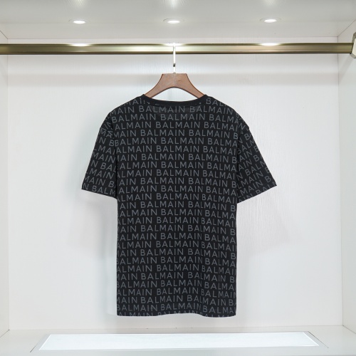 Replica Balmain T-Shirts Short Sleeved For Men #1023592 $32.00 USD for Wholesale