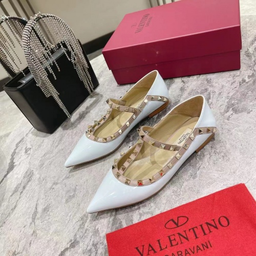 Replica Valentino Flat Shoes For Women #1024332, $92.00 USD, [ITEM#1024332], Replica Valentino Flat Shoes outlet from China