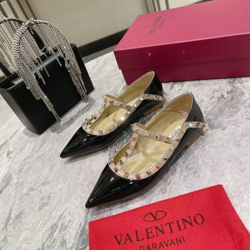 Replica Valentino Flat Shoes For Women #1024336, $92.00 USD, [ITEM#1024336], Replica Valentino Flat Shoes outlet from China