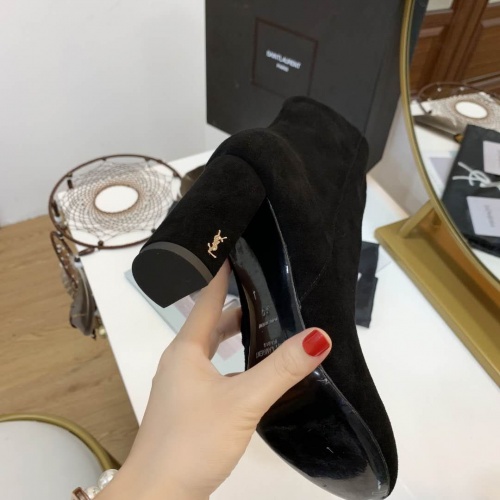 Replica Yves Saint Laurent Boots For Women #1024339 $105.00 USD for Wholesale