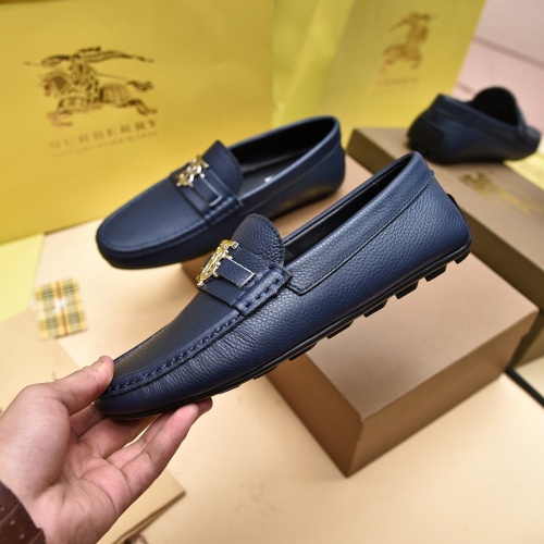 Replica Burberry Leather Shoes For Men #1024573 $80.00 USD for Wholesale