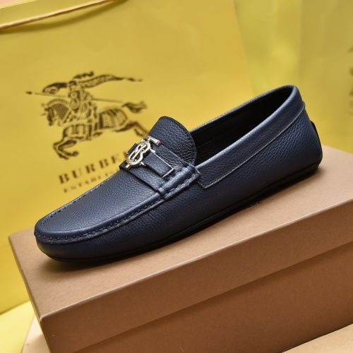 Replica Burberry Leather Shoes For Men #1024573 $80.00 USD for Wholesale