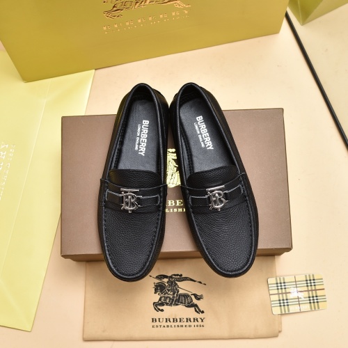 Replica Burberry Leather Shoes For Men #1024574 $80.00 USD for Wholesale