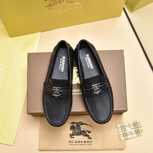 Replica Burberry Leather Shoes For Men #1024575 $80.00 USD for Wholesale