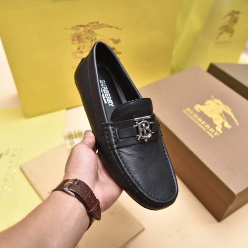Replica Burberry Leather Shoes For Men #1024575 $80.00 USD for Wholesale