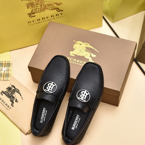 Replica Burberry Leather Shoes For Men #1024577 $80.00 USD for Wholesale