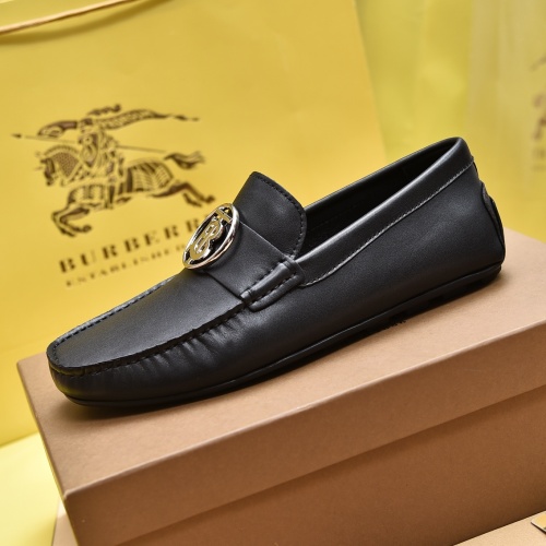 Replica Burberry Leather Shoes For Men #1024578 $80.00 USD for Wholesale