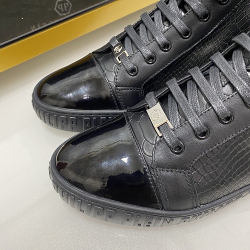Replica Philipp Plein PP High Tops Shoes For Men #1025028 $85.00 USD for Wholesale