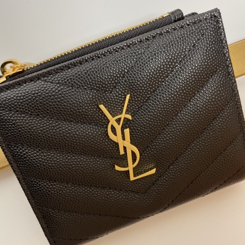 Replica Yves Saint Laurent AAA Quality Wallets For Women #1025126 $85.00 USD for Wholesale