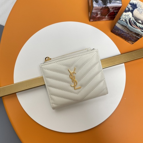 Replica Yves Saint Laurent AAA Quality Wallets For Women #1025128, $85.00 USD, [ITEM#1025128], Replica Yves Saint Laurent AAA Wallets outlet from China