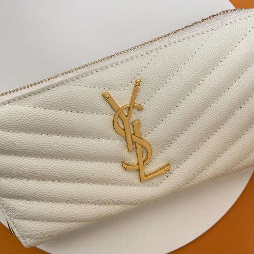 Replica Yves Saint Laurent AAA Quality Wallets For Women #1025131 $105.00 USD for Wholesale