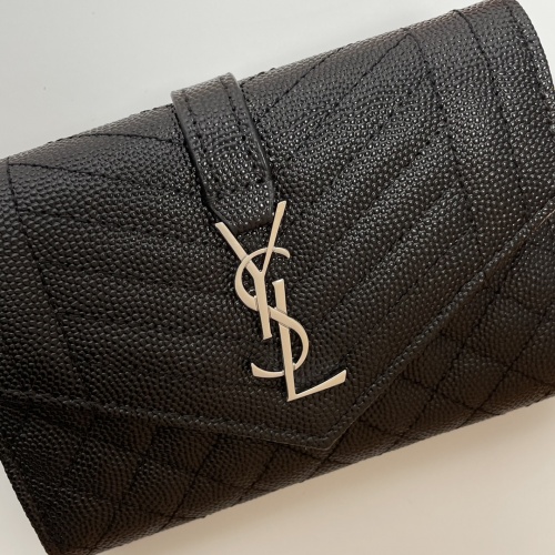 Replica Yves Saint Laurent AAA Quality Wallets For Women #1025134 $85.00 USD for Wholesale