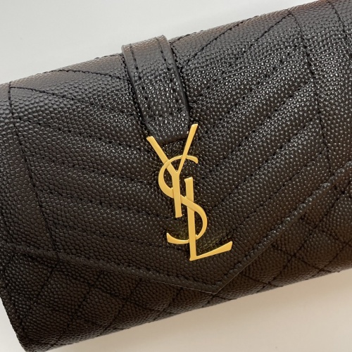 Replica Yves Saint Laurent AAA Quality Wallets For Women #1025135 $85.00 USD for Wholesale