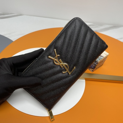 Replica Yves Saint Laurent AAA Quality Wallets For Women #1025144, $105.00 USD, [ITEM#1025144], Replica Yves Saint Laurent AAA Wallets outlet from China