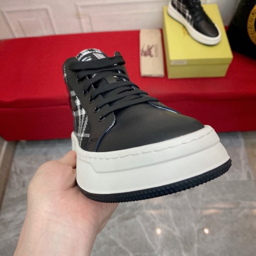Replica Burberry High Tops Shoes For Men #1025147 $80.00 USD for Wholesale
