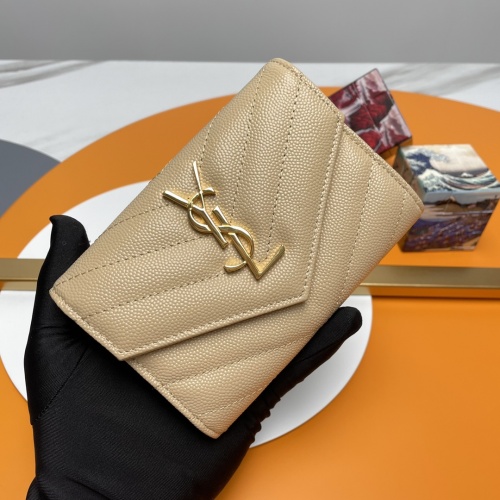 Replica Yves Saint Laurent AAA Quality Wallets For Women #1025151, $82.00 USD, [ITEM#1025151], Replica Yves Saint Laurent AAA Wallets outlet from China
