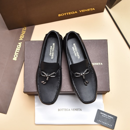 Replica Bottega Veneta BV Leather Shoes For Men #1025188 $80.00 USD for Wholesale