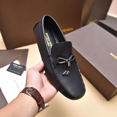 Replica Bottega Veneta BV Leather Shoes For Men #1025188 $80.00 USD for Wholesale