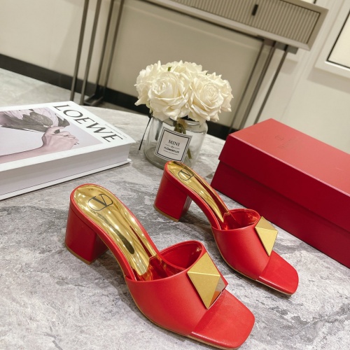 Replica Valentino Slippers For Women #1025400 $88.00 USD for Wholesale