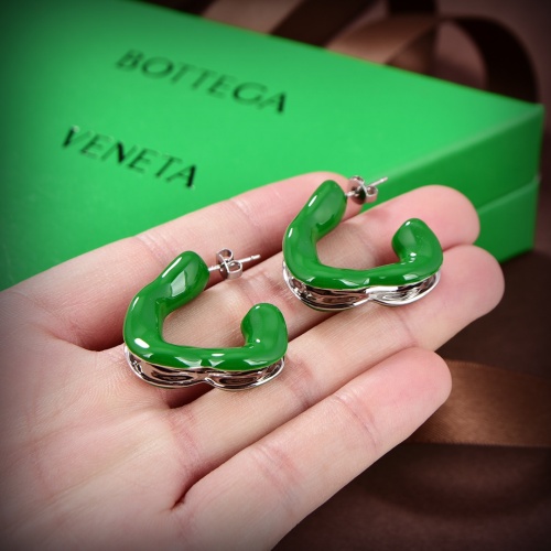 Replica Bottega Veneta Earrings For Women #1025455 $27.00 USD for Wholesale