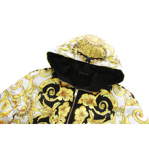 Replica Versace Down Coat Long Sleeved For Men #1025546 $108.00 USD for Wholesale
